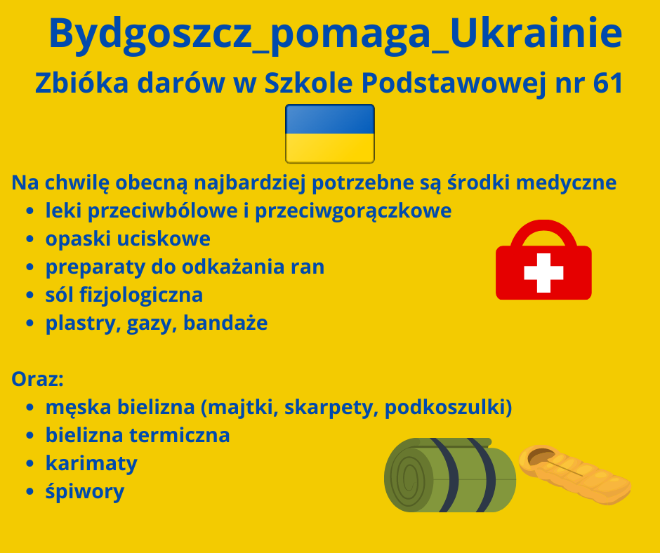 Bydgoszcz pomaga Ukrainie