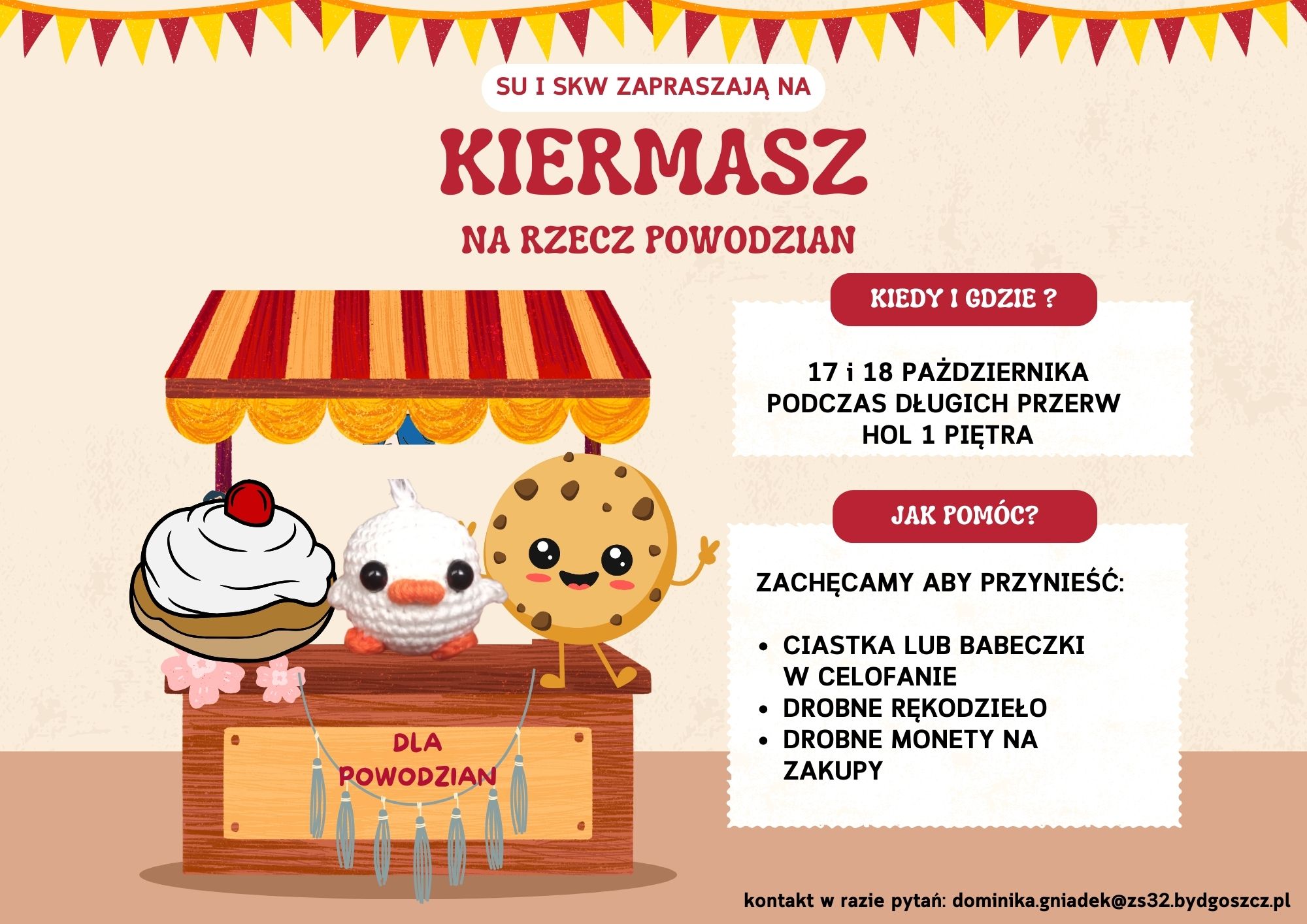 KIERMASZ NA RZECZ POWODZIAN